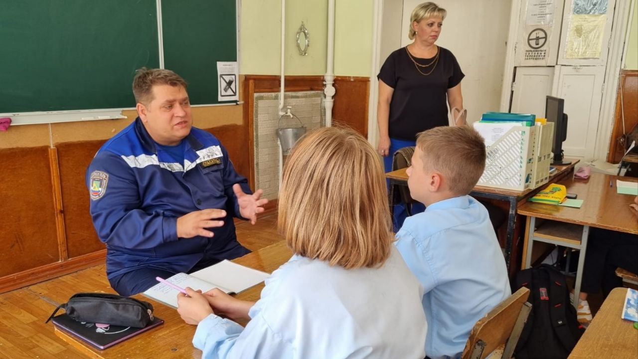 Прикумским школьникам рассказали о правилах безопасности в зимний период.