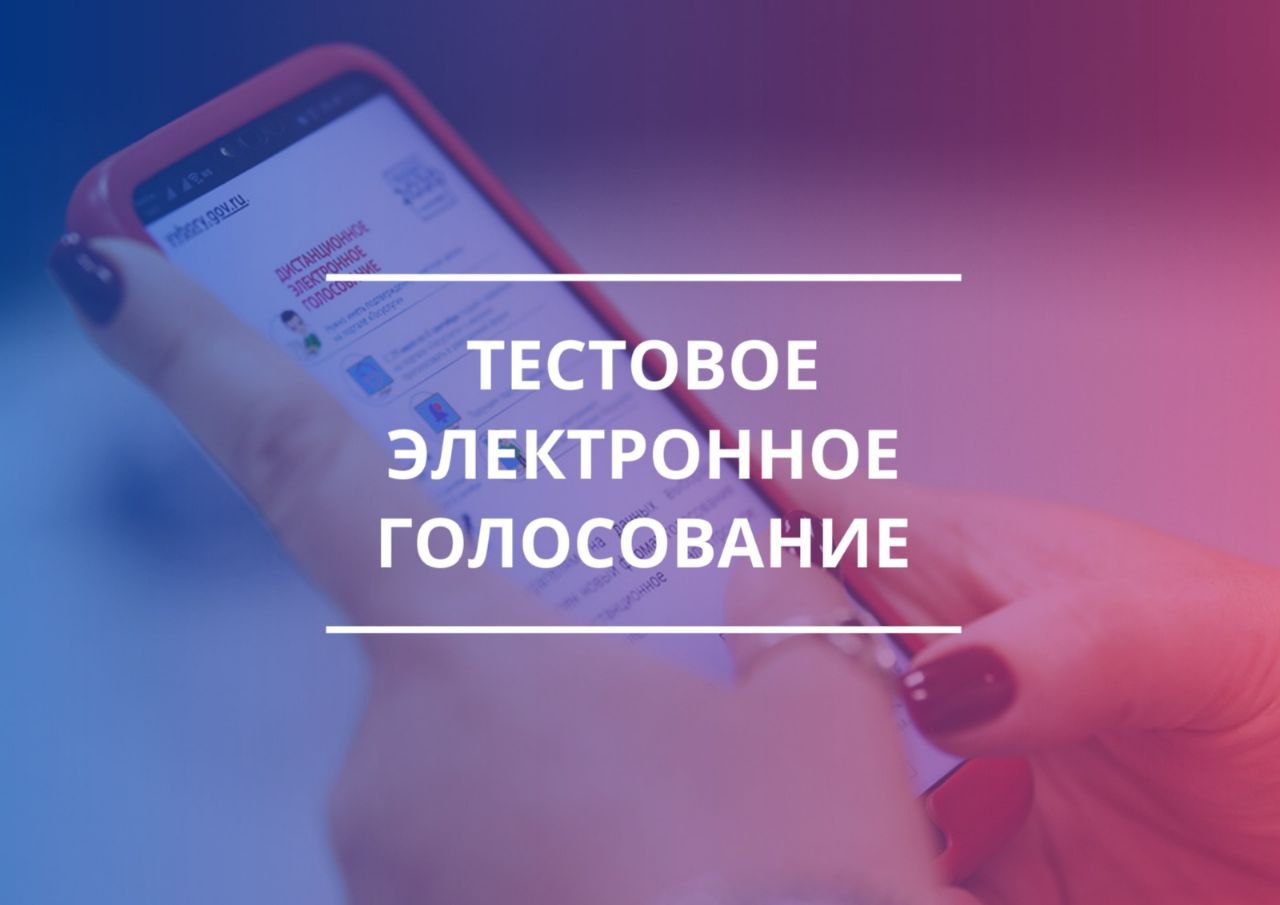 1 ноября стартует прием заявлений на участие в тестовом электронном голосовании.