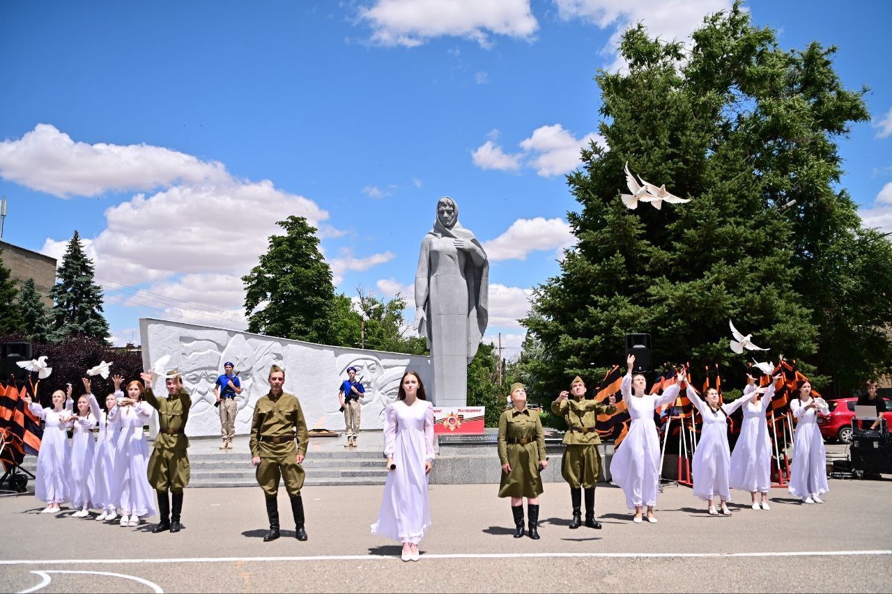 В День памяти и скорби в Буденновском округе вспоминали жертв Великой Отечественной войны.